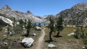 John Muir Trail - Approaching Evolution Lake