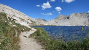 John Muir Trail - Hiking past Wanda Lake