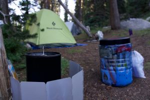 John Muir Trail - Camp Stove and Bear Canister