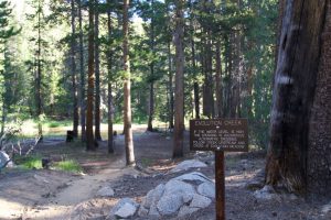 John Muir Trail - High Water Warning Evolution Creek